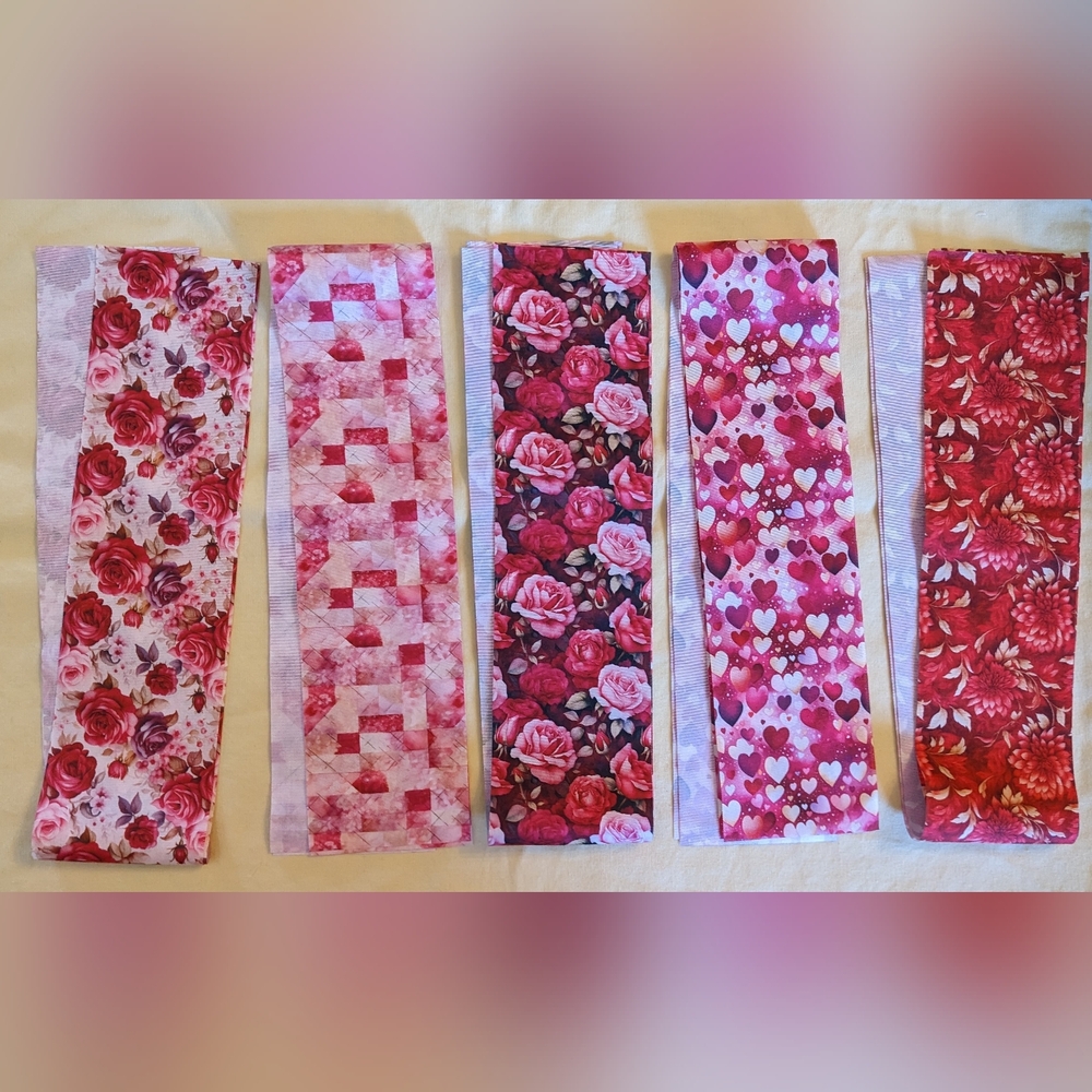 10 New Floral material, Fabric, Make Hair Bows, TM5-E